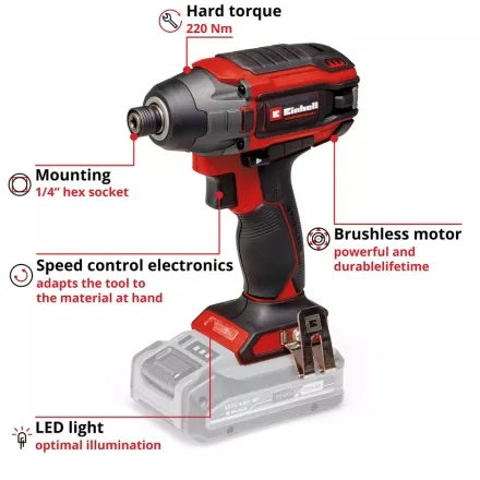 Einhell 18V Professional Brushless Impact Driver (Body only)