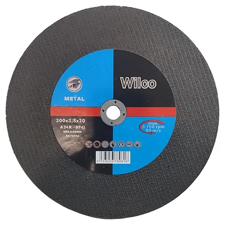 Wilco Cutting Disc Metal Flat  300mm x 3.5mm x 20mm