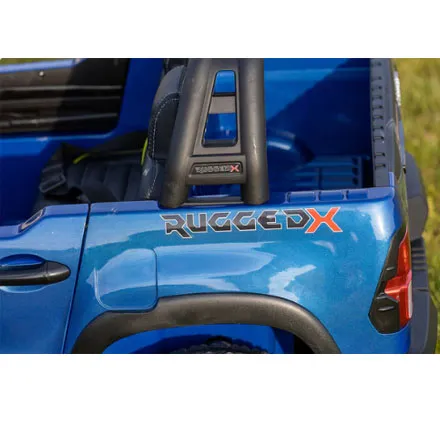 Blue Licensed Toyota Hilux RuggedX Ride-On Jeep