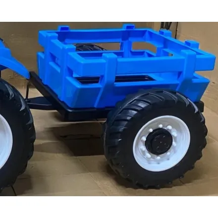 Blue Trailer and Hitch for T7 New Holland Tractor