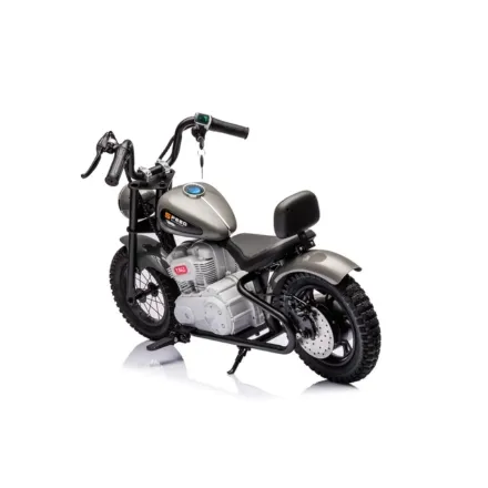 Electric Motor Cycle Ride On With Throttle | Grey