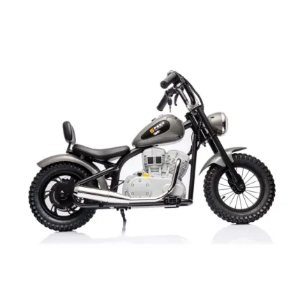 Electric Motor Cycle Ride On With Throttle | Grey