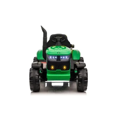 Electric Ride On Tractor And Trailer 12V | Green
