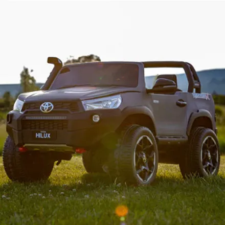 Grey Licensed Toyota Hilux RuggedX Ride-On Jeep