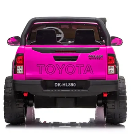Pink Licensed Toyota Hilux RuggedX Ride-On Jeep