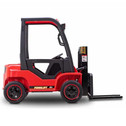 Kids' 12V Electric Forklift Red