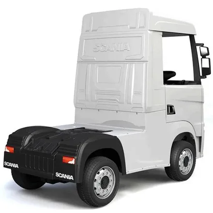 Licensed Scania Lorry White with Trailer