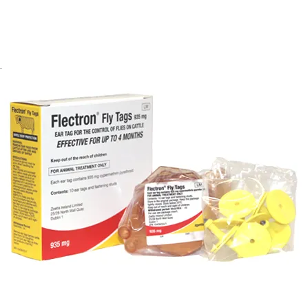 Flectron Fly Tags (cypermethrin pyrethroid) Box of 10