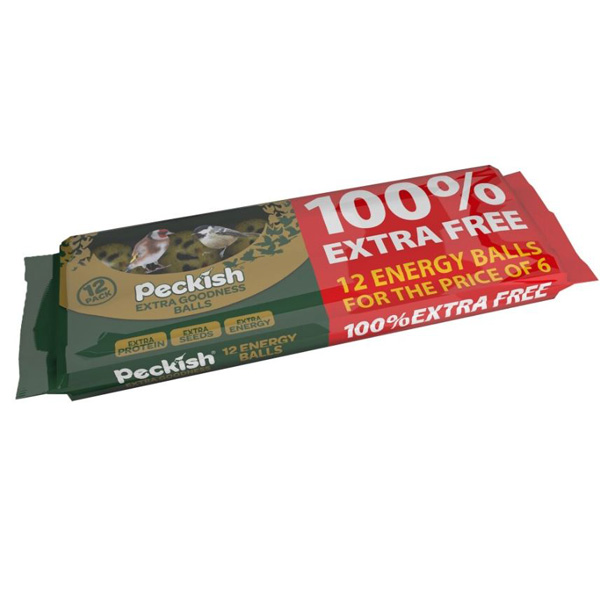 Peckish Extra Goodness Energy Balls 6 pack plus 6 Extra Free