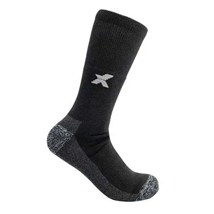Xpert Core Comfort Work Socks 3 Pack Black Grey